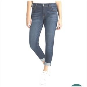 Kut From The Kloth Catherine Boyfriend Medium Wash Mid-rise Jeans, 14